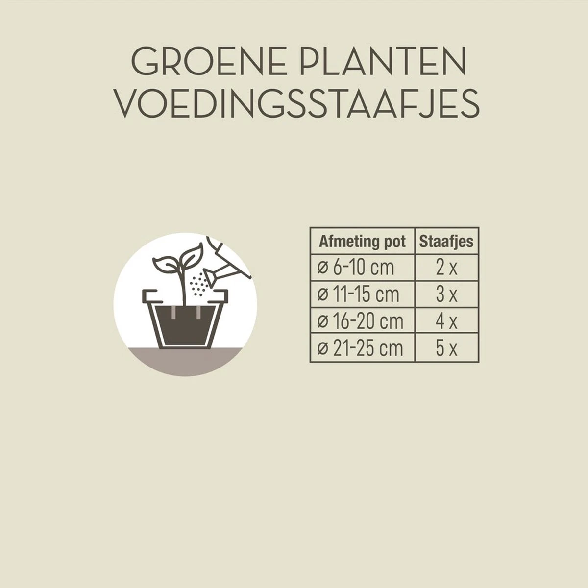 Pokon Groene Planten Voedingsstaafjes - 24st - Plantenvoeding - Meststofstaafjes - Afbeelding 3