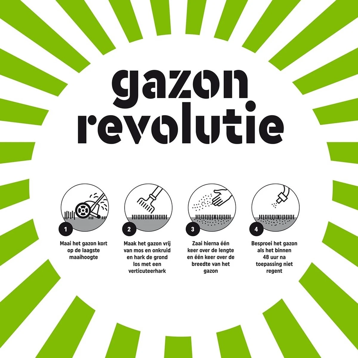 Pokon Gazon Revolutie - 12,5kg - Gazonmest / Graszaad / Bodemverbeteraar - Geschikt Voor 250m² - Binnen 15 Dagen Resultaat - Afbeelding 6