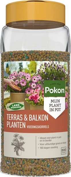 Pokon Langwerkende Voedingskorrels 750 G