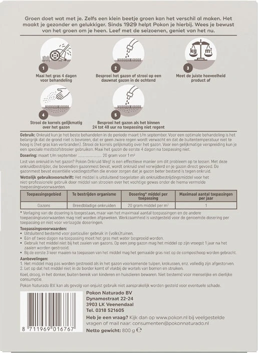 Pokon Onkruid Weg Voor 40 M2 - Afbeelding 3