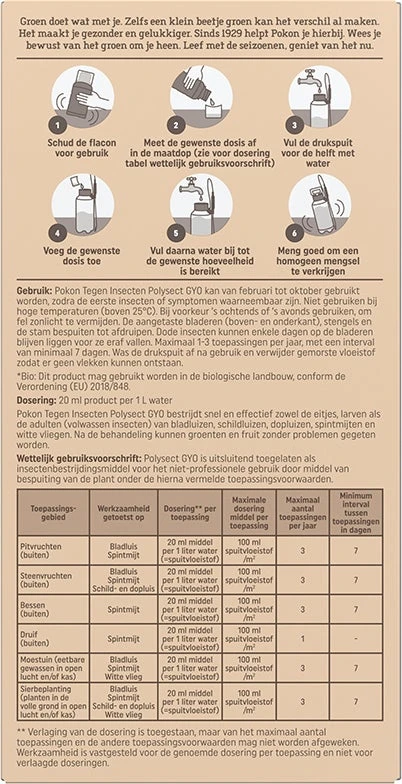 Pokon Tegen Insecten Concentraat 200 Ml - Afbeelding 2
