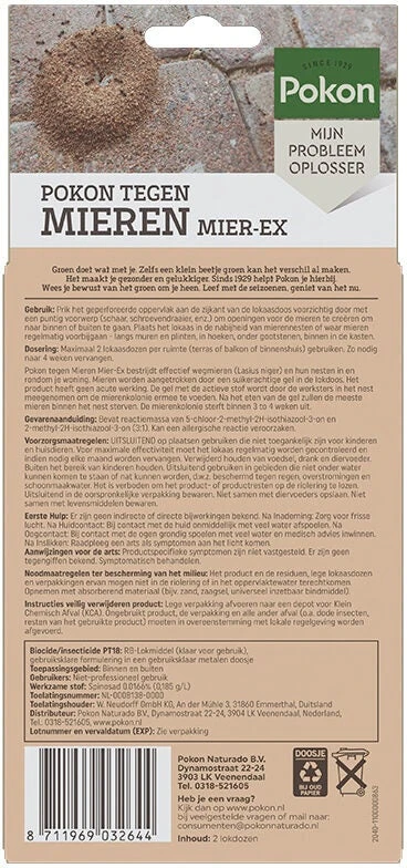 Pokon Tegen Mieren Lokdoos 2 Stuks - Afbeelding 2