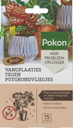 Pokon Bio Vangplaatjes Tegen Potgrondvliegjes 15 Stuks